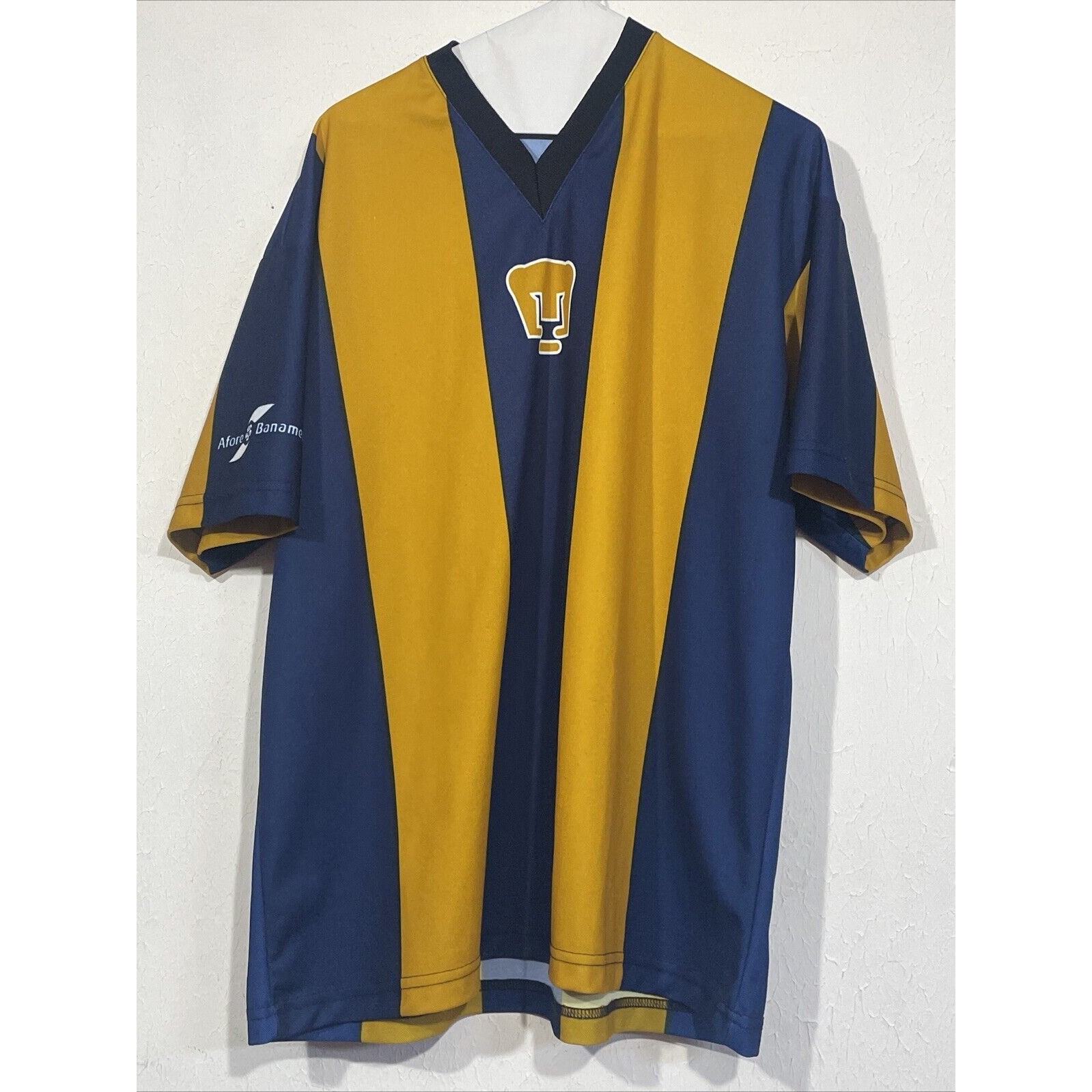 Pumas Unam Fulmen Sport Soccer Jersey Men’s Size 42 Colorblock Banamex